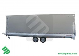 PT35CL con centinatura smontabile e telone in PVC personalizzabile